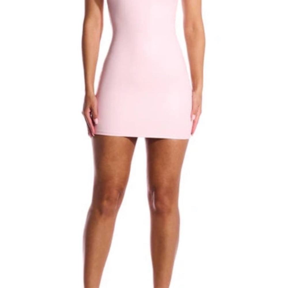 Naked Wardrobe Soft Pink Dress